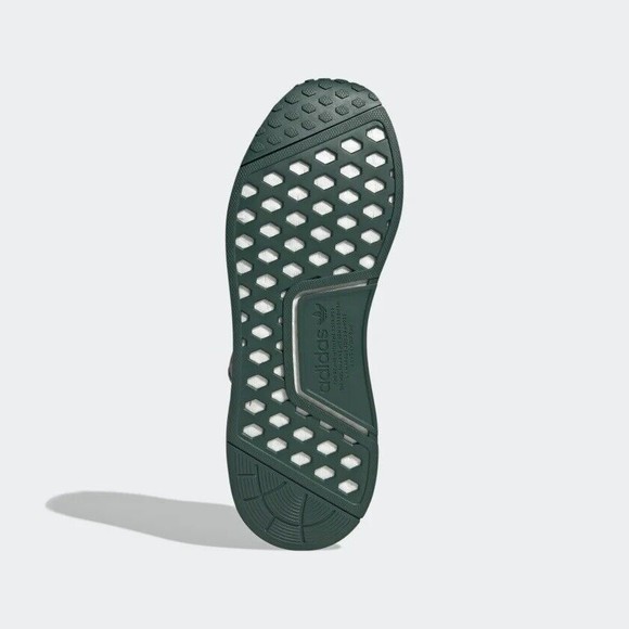 MENS Adidas Originals NMD R1 V2  Shoes Crackled - Gray Collegiate Green GZ6551 main image 4